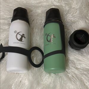 Ceres Chill White and Green Bottles 32 oz - breastmilk chillers
